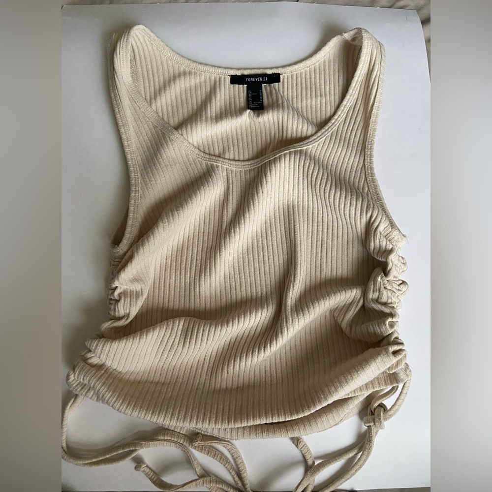 Cream tank top